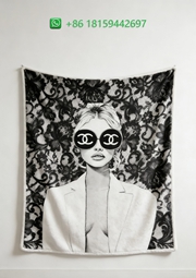 Chanel Throw Blankets